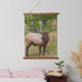 エルクレイクヴィレッジイエローストーン国立公園ワイオミング 吊り下げ型タペストリー (寝室)