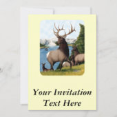 エルクワピティ 招待状 (正面)