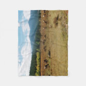 エルク広角フリースブランケット フリースブランケット (正面)