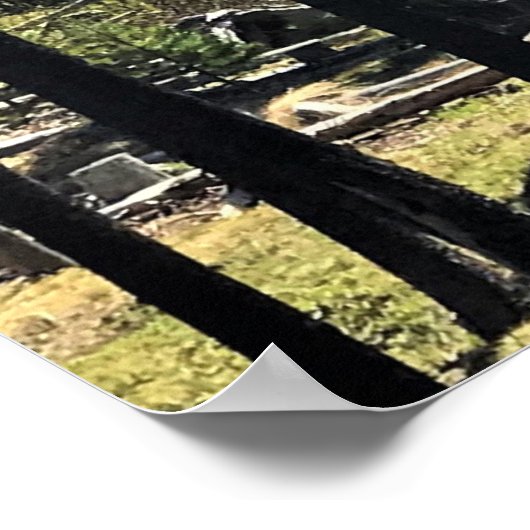 エルク湖と山学士号 ポスター (角)