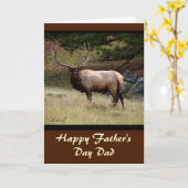 エルク・イン・ザ・ワイルド カード (黄色い花)