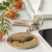 エルク キーホルダー (側面)