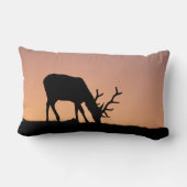 エルク |コロラド州ロッキーマウンテンズ国立公園 ランバークッション (裏面)