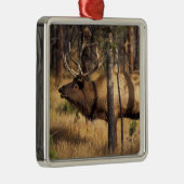 エルク、サーブ、ブルブルが燃え尽きた メタルオーナメント (右)