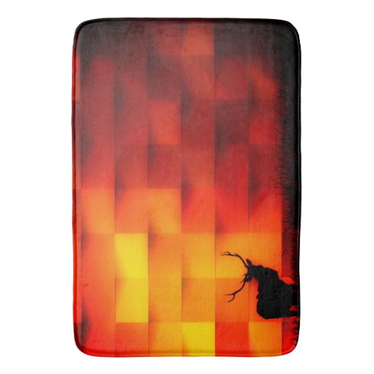 エルク バスマット (正面縦)