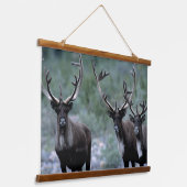 エルク・ヘルド |ベーリング山（ワシントン） 吊り下げ型タペストリー (傾斜あり)