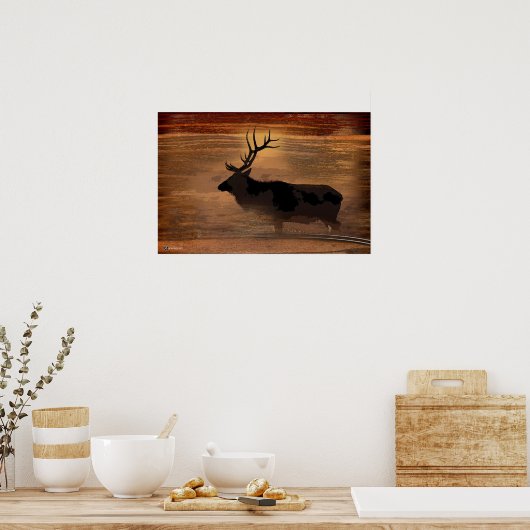 エルク ポスター (キッチン)