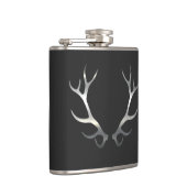 エルク〔雄ジカの〕枝角 フラスク (右)