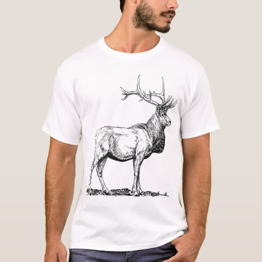 エルク Tシャツ (正面)