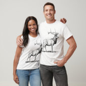 エルク Tシャツ (ユニセックス)