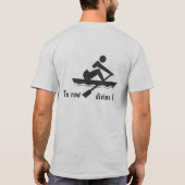 エルグに非人間的があります; 列の神のTシャツに Tシャツ (裏面)