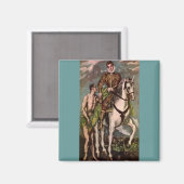 エルグレコの聖マルティンと乞食1600年頃 マグネット (正面/裏面)