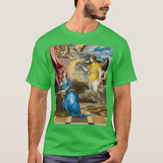 エルグレコドメニコステオトコポーロスクオザアンヌンシア Tシャツ
