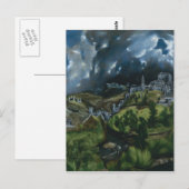 エルグレコ・トレドの眺め ポストカード (正面/裏面)