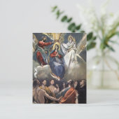 エルグレコ – ヴァージンの戴冠式 ポストカード (スタンド正面)