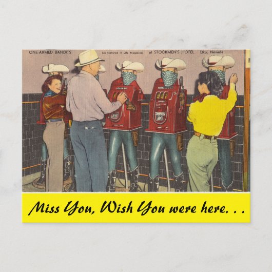 エルコの武装した山賊ネバダ ポストカード (正面)