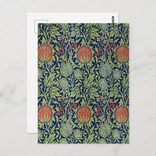 エルコテ、1900年ウィリアム・モリス ポストカード (正面/裏面)