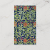 エルコテ、1900年ウィリアム・モリス 名刺 (正面)