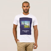 エルコ郡ネバダ州地図 Tシャツ (正面フル)