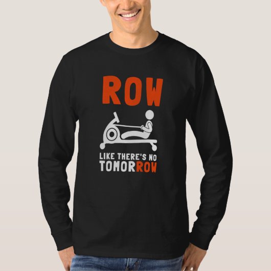エルゴメータ及び漕ぎエクササイズ機漕ぎW Tシャツ (正面)