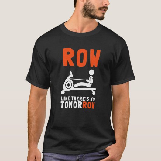 エルゴメータ及び漕ぎエクササイズ機漕ぎW Tシャツ (正面)