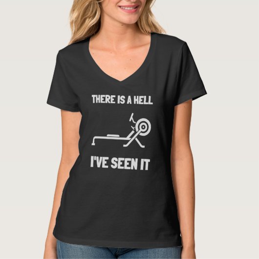 エルゴメータ及び漕ぎエクササイズ機漕ぎW Tシャツ (正面)