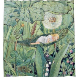 エルサベスコウサンベリーナフェアリー シャワーカーテン