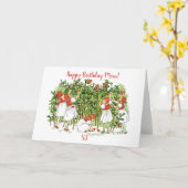 エルサベスコウストロベリーガールズ誕生日 カード (黄色い花)