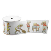 エルサベスコウ子供部屋韻「手を洗う方法」 サテンリボン (リール)