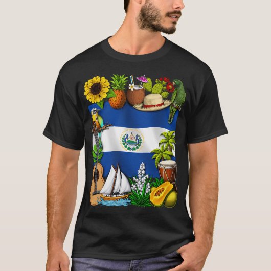 エルサルバドルの伝統 Tシャツ (正面)