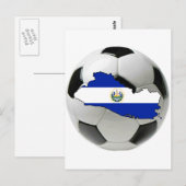 エルサルバドルの全国代表チーム ポストカード (正面/裏面)