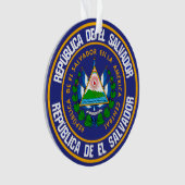 エルサルバドルの円形の紋章 オーナメント (正面)