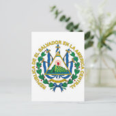 エルサルバドルの国章 ポストカード (スタンド正面)