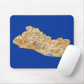 エルサルバドルの地図のマウスパッド マウスパッド (マウス)