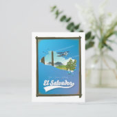 エルサルバドルの地図 シーズンポストカード (スタンド正面)