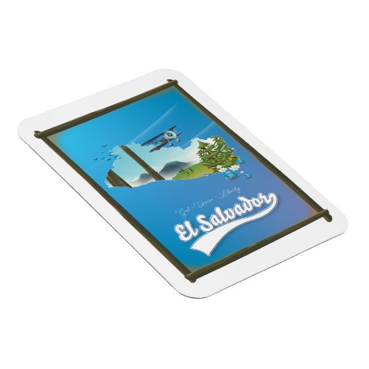 エルサルバドルの地図 マグネット (右側)