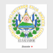エルサルバドルの愛国的な国軍服 シール (シート)