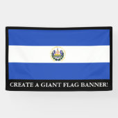 エルサルバドルの旗 横断幕 (横)