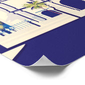 エルサルバドルイザルコ旅行ポスター ポスター (角)