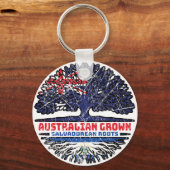 エルサルバドルサルバドリアオーストラリア国旗 キーホルダー (正面)