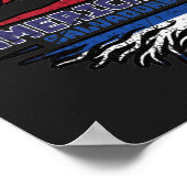 エルサルバドルサルバドリアンUSA 統一された ポスター (角)