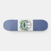 エルサルバドルスケートボード国旗 スケートボード (横)