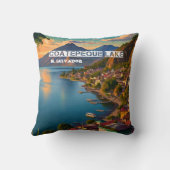 エルサルバドルトラベルヴィンテージレトロ クッション (裏面)