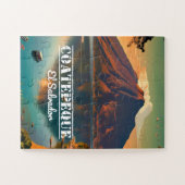 エルサルバドルトラベルヴィンテージレトロ ジグソーパズル (横)