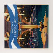 エルサルバドルトラベルヴィンテージレトロ ジグソーパズル (横)