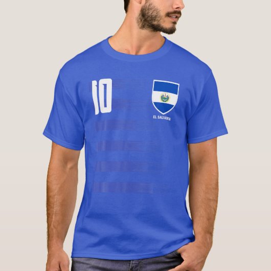 エルサルバドルラセレクタフットブールサッカー Tシャツ (正面)