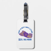 エルサルバドル北アメリカ国 ラゲッジタグ (裏面縦)