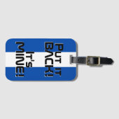 エルサルバドル国おもしろい旗 ラゲッジタグ (正面横)