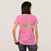 エルサルバドル国旗と地図dk Tシャツ (裏面フル)