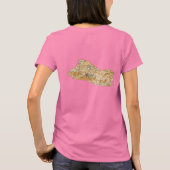 エルサルバドル国旗と地図dk Tシャツ (裏面)